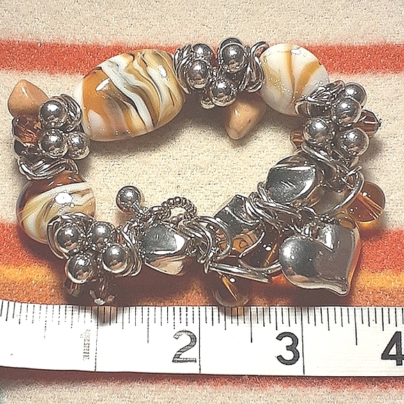 4 for $25- Handmade Glass Jewelry Harlequin Set. - Picture 6 of 11